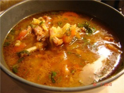 Soup kharcho din stalka khankishieva - ce să gătești pentru prânz