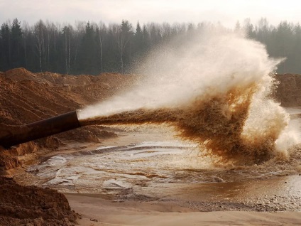 Punctul de topire al nisipului fluvial