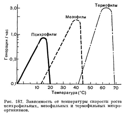 Grupurile de temperatură ale termorezistenței și stabilității termice ale microorganismelor - aceasta