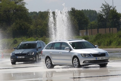 Tesztvezetés Skoda Octavia 4x4 (Skoda Octavia 4x4), Skoda Superb 4x4 (Škoda Superb 4x4) és Skoda Yeti