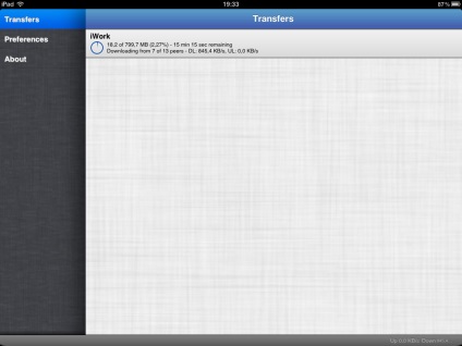 Torrent pentru ipad