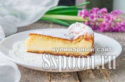 Rețetă delicioasă de tort cu fotografie (tort magic) pentru 8