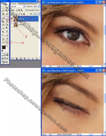 Animația ochilor în Photoshop - toate pentru Photoshop