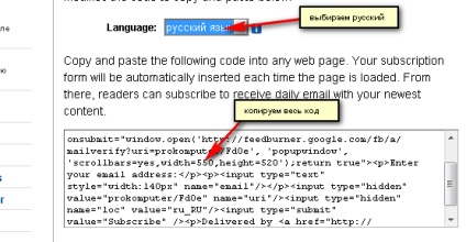 Instalați formularul de abonare în fiecare articol pe blogul wordpress