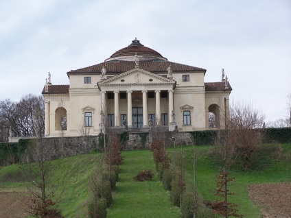 Villa rotunda de arhitectul Andrea Palladio, ghid pentru Italia și limba italiană