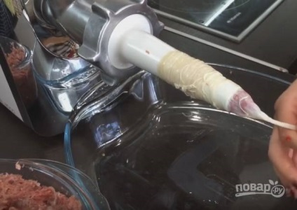 Finom és lédús házi kolbászt - lépésről lépésre recept fotók