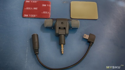 Microfon extern USB pentru camere de acțiune
