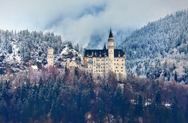 Castelul Noyschwanstein, Germania (bavaria)