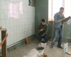 Az adminisztráció a falu Hanım, laboratóriumi hanymeyskoy kerület gy felújítás alatt