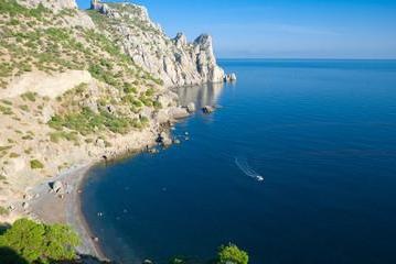 Király Beach, Krím, hogyan lehet egy leírás, vélemény