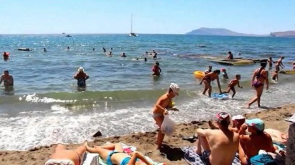 Király Beach, Krím, hogyan lehet egy leírás, vélemény