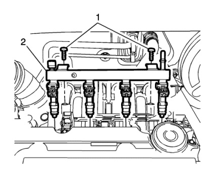 Chevrolet Aveo 2012 csere a tüzelőanyag-befecskendező