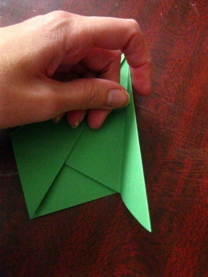 Herringbone origami egyetlen papírlapra