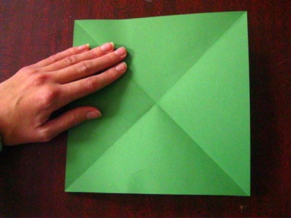 Herringbone origami egyetlen papírlapra