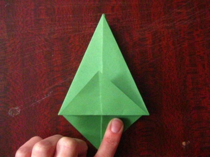 Herringbone origami egyetlen papírlapra