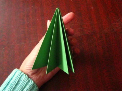 Herringbone origami egyetlen papírlapra