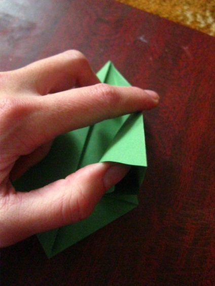 Herringbone origami egyetlen papírlapra