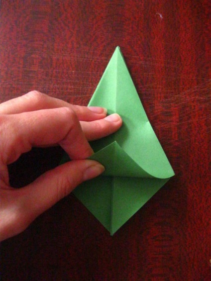 Herringbone origami egyetlen papírlapra