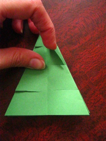 Herringbone origami egyetlen papírlapra