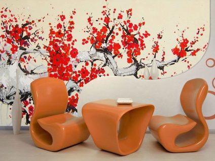 Sakura Wall Mural - cumpara un wallpaper sakura in magazinul online klv