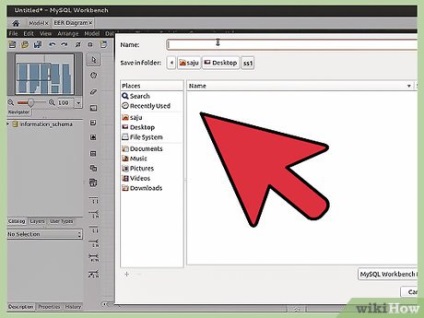 Cum se creează o diagramă a relației entității utilizând expertul bazei de date mysql