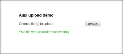 Cum se creează fișierul de încărcare ajax