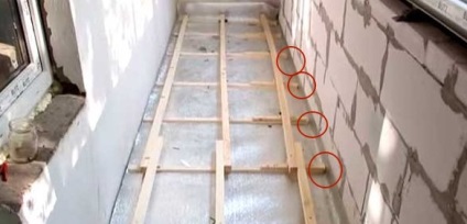 Hogyan szigeteljük a padló az erkélyen, polisztirol és egyéb anyagok