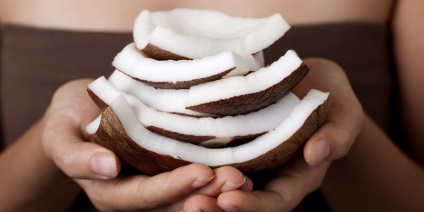 Cum să piardă în greutate cu ajutorul de nucă de cocos cu beneficii
