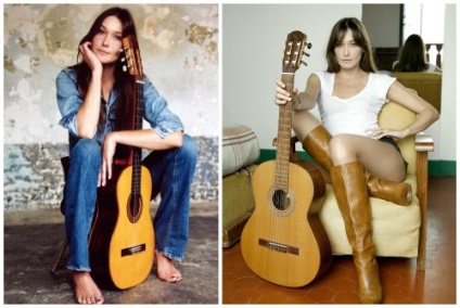 Carla Bruni előtt és után műanyag, fotó és videó modellek