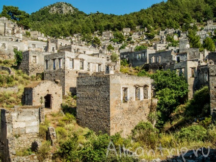 Kayakay în fethiye este un adevărat oraș fantomă