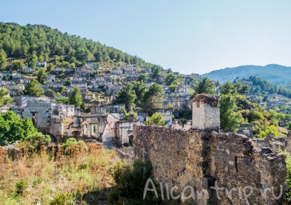 Kayakay în fethiye este un adevărat oraș fantomă