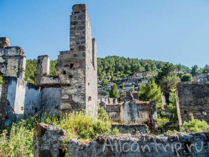 Kayakay în fethiye este un adevărat oraș fantomă