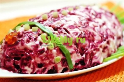 Klasszikus saláta recept hering alatt bunda - egy recept lépésről lépésre fotók