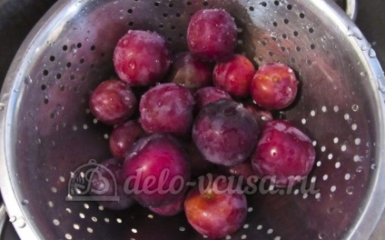 Compot de prune pas cu pas rețetă (8 fotografii)