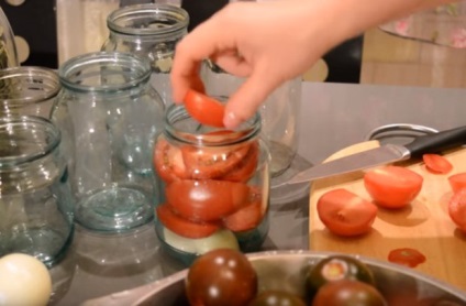 Canning tomate gatiti reteta - Yum - iarna (cu pas cu pas fotografii)