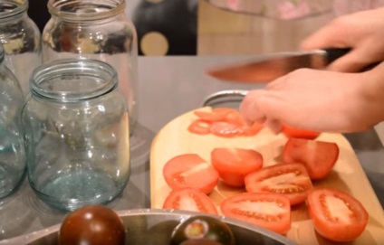 Canning tomate gatiti reteta - Yum - iarna (cu pas cu pas fotografii)