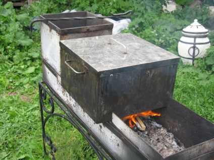 Smokehouse fierbinte afumat cu propriile mâini instrucțiuni de fotografie video