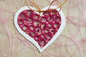 Idei creative pentru quilling - inimi într-o fotografie master-class