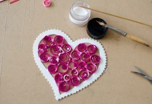 Idei creative pentru quilling - inimi într-o fotografie master-class