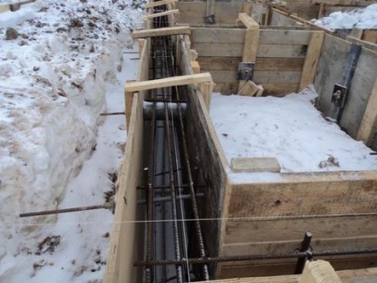 Este posibil să umpleți fundația în timpul iernii, cum să încălzi fundația casei, turnând soluția pentru bandă