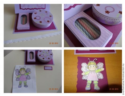 Card egy torta mintájára - a tisztességes iparos - kézzel készített, kézzel készített (sütemény) Card egy torta mintájára - a tisztességes iparos - kézzel készített, kézzel készített