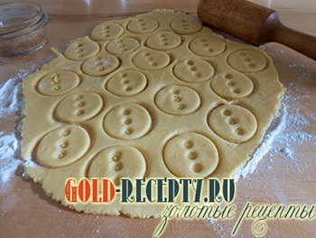 Biscuite cookie scurtă cu gălbenuș 