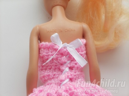 Barbie rochie de croșetat - clasa de master cu descriere
