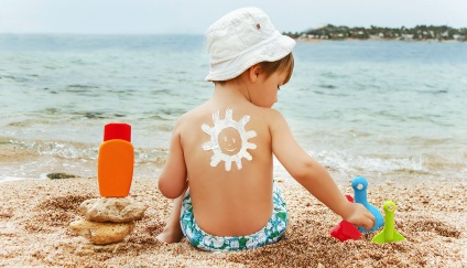 Copii și arsuri solare sigure