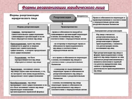 Reorganizarea prin înscrierea în instrucțiuni pas cu pas 2017