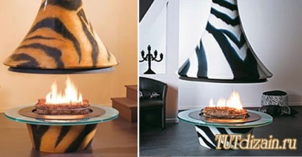 Ábra „zebra” a belső fotó - tervezés - dekor saját kezűleg