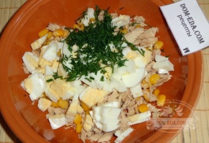 Salata de piept de pui si reteta cu ceapa cu poze