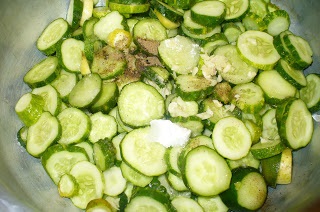 Salata de castravete pentru scoala gastronomica de gospodari casnice