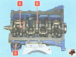 Asamblarea motorului de acordare a grătarului VAZ 2190