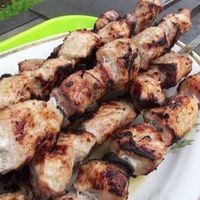 Shashlik la cabana - (mai mult de 10 rețete) cu o fotografie pe